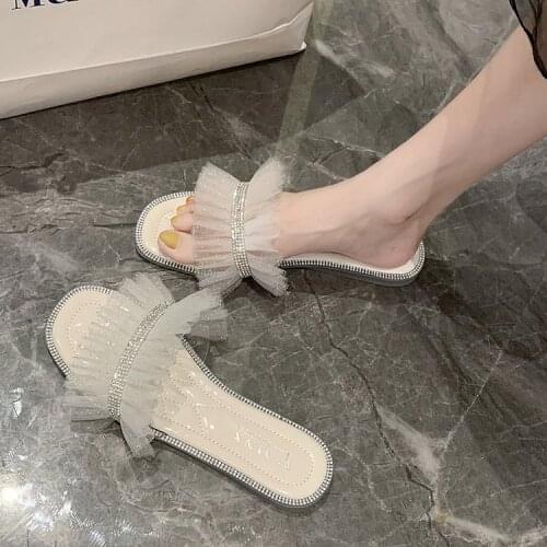 Web Celebrity Flat Slippers for Womens External Wear In Summer 2021 Slippers Women
