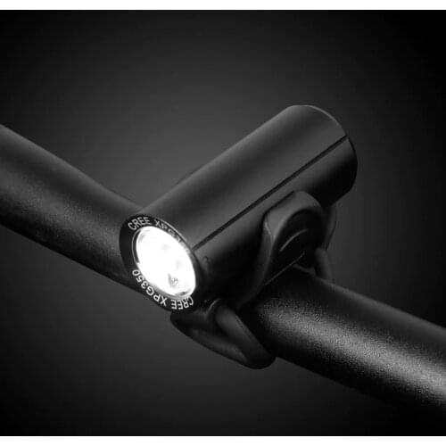 Deemount Bicycle Headlight 3W Quality LED 350LM 4 Modes Side Visible 750mAH Battery Power Remind Cycling Front Lighting Torch