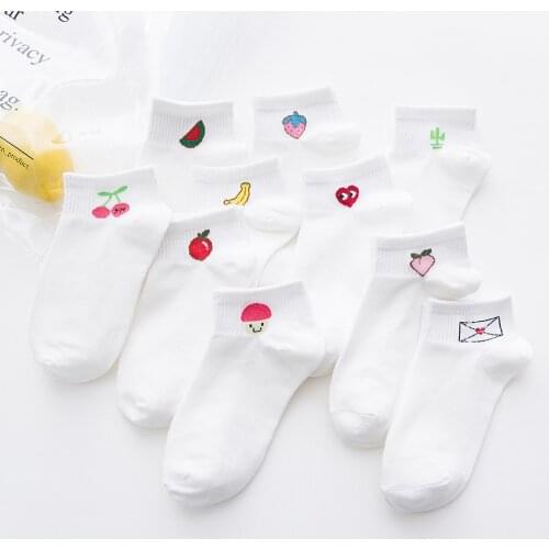 YEADU Women's White Socks