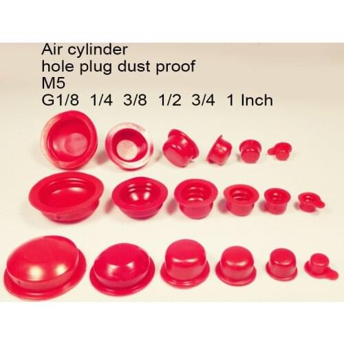 1/8 1/4 12 3/8 1/2 3/4 1 inch M5 Air cylinder hole plug PVC plastic cap inner thread nut pipe cover dust proof hole Core Vents