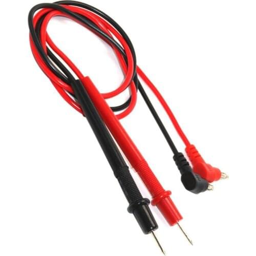1pair Multimeter Lead Cable Wire Pen Universal Digital 1000v 10a 20a Thin Tip Needlemeter Tester Test Probe Multimeter Mul R6b4