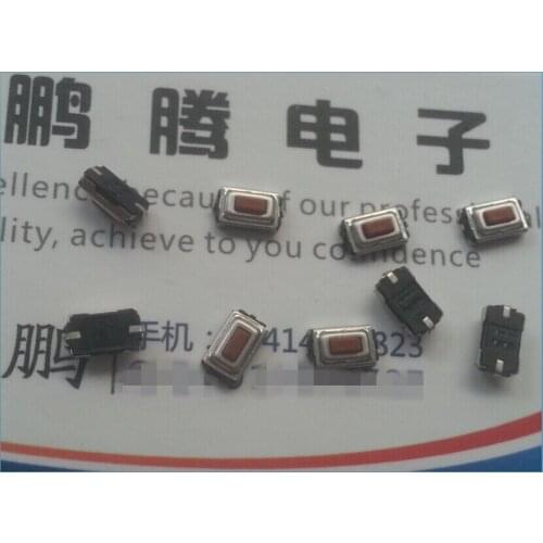 10PCS/lot PTS635SK25SMTR Imported American CK touch switch 3.5*6*2.5 inner patch 2 feet remote control car key small button
