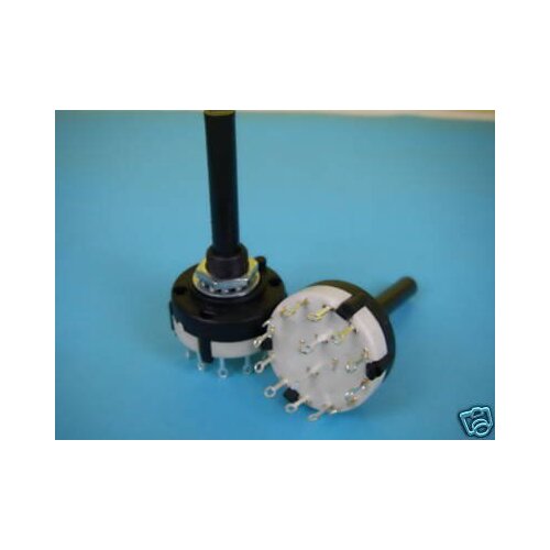 2 Pole 6 Position 2P6T Solder Lug ROTARY SWITCH 2P6L 50