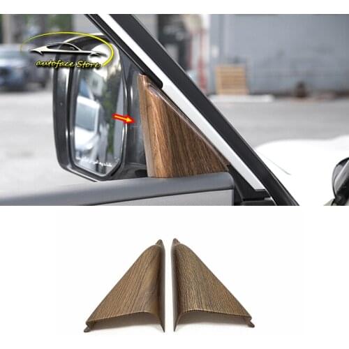 ABS Chrome For NIssan Patrol Armada Y62 2017 2018 Accessories Auto Interior A-Pillar Speaker Horn Cover Trim Sticker Car Styling