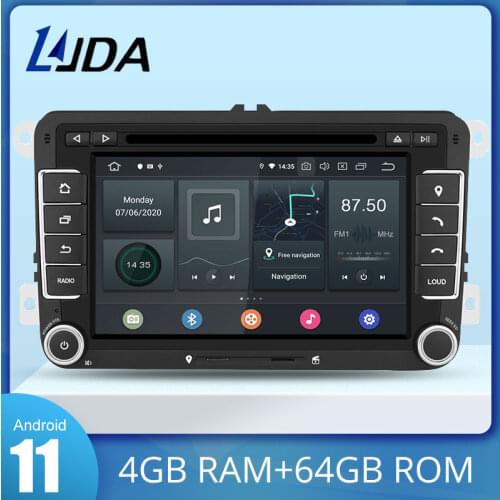 LJDA PX6 Android 10.0 Car Multimedia Player GPS for Volkswagen VW golf passat b6 Touran polo sedan Tiguan jetta 2 din Car Radio