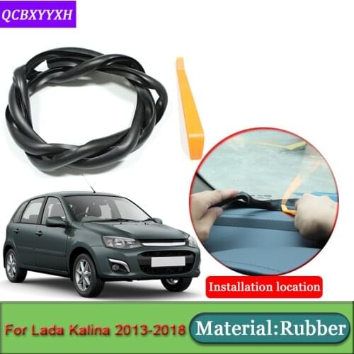 Car-styling For Lada Kalina 2013-2018 Anti-Noise Soundproof Dustproof Car Dashboard Windshield Sealing Strips Auto Accessories