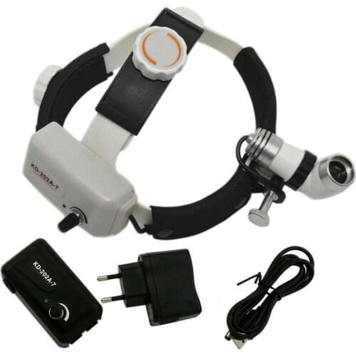 Wireless Medical Headlight ENT Plastic Sugery Pet Clinic Examination Light 3W LED Headlamp Dental Surgical Head Light KD-200