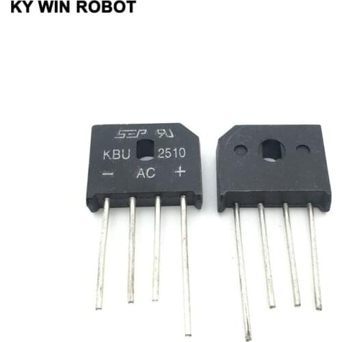 5PCS 25A 1000V diode bridge rectifier KBU2510