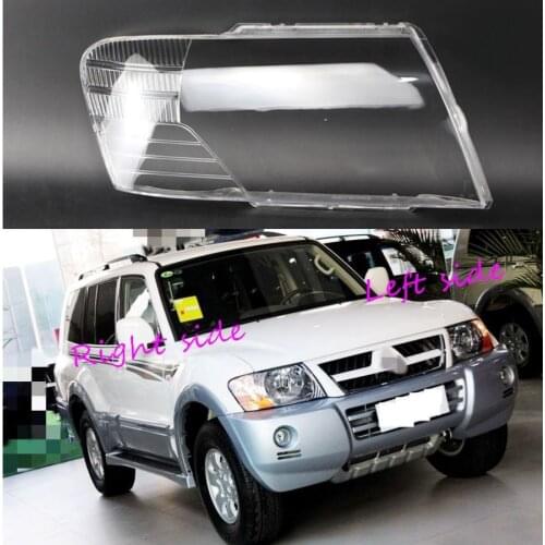 For Mitsubishi Pajero V73 V75 V77 2003 2004 2005 2006 2007 2008-2011 Car Headlight cover Headlamp Lens Auto Shell Cover