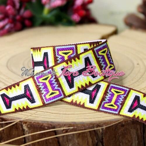 FLRA ElasticHot sale aztec printing elastic headwear