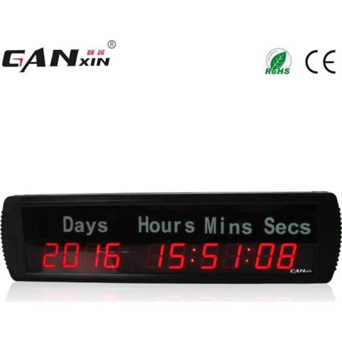 [Ganxin]Led Remote Control electronic countdown timer Days Hours Minutes Timing Clock christmas decorations for home