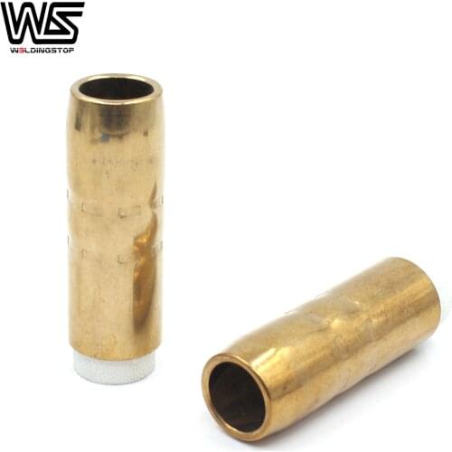 Gas Nozzles 4391 5/8" for Bernard Q/S 200-300A MIG Welding Gun PKG/2 (Red Copper)