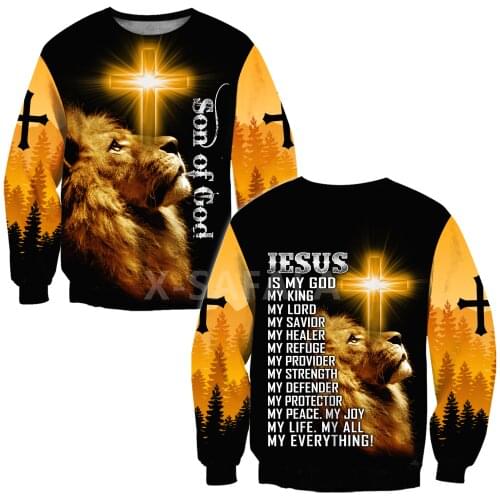 Jesus Christ son of god 3D All Print Plus Hoodie Man Women Harajuku Outwear Zipper Pullover Sweatshirt Casual Unisex Jacket