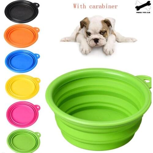 Dog bowl,Dog Cat Pet Travel Bowl Silicone Collapsible Feeding Water Dish Feeder portable water bowl petSuper Deal dog bowl