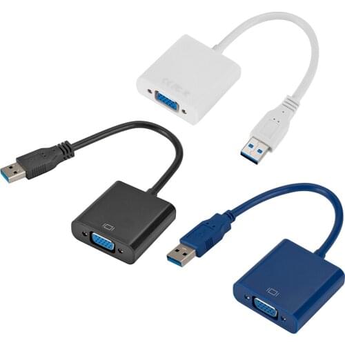 New USB 3.0 to VGA Video Display Adapter 1080P Multi-Display External Converter for Laptop PC Monitor Projector Windows 7/8/8.1