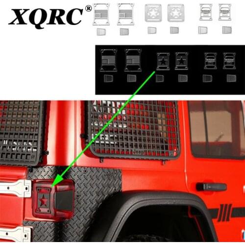 Taillight trim sheet metal taillight cover for 1 / 10 RC track shaft axial scx10 III rc car upgrade parts