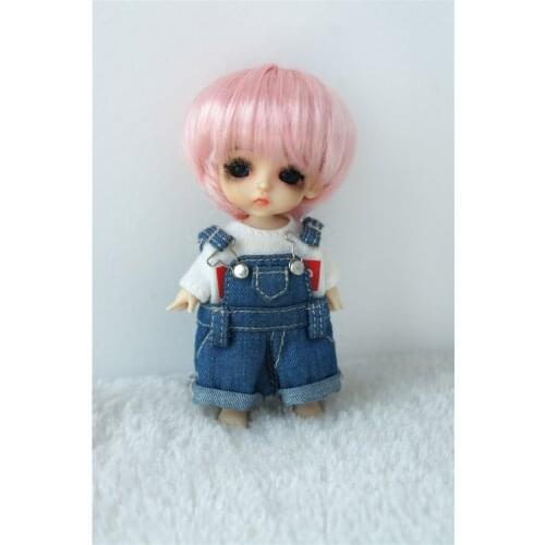 Tiny size doll wigs D28053 3-4inch 9-10cm Enfant Baby doll wigs 3-4inch Synthetic mohair tiny doll accessories