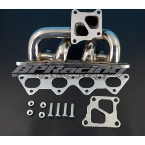 BPRACING Stainless Steel Tubular Manifold For 4G63T Mitsubishi Laner EVO 4/5/6/7/8/9