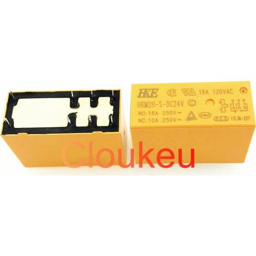 100Pcs Relay HRM2H-S-DC5V 12V 24V-C 16A 8pin
