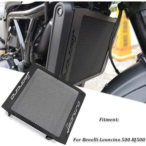 For Benelli Leoncino 500 BJ500 Motorcycle Stainless Stee Accessories Radiator Grille Guard Cover Protection BJ500