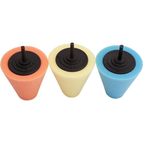 Auto Sponge Hub Buffing Sponge for Electric Drill Burnishing Ball Polishing Cone Car Wheel Polishing Tool