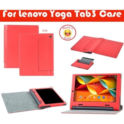 High Quality With Tracking Number For lenovo Yoga Tablet Tab3 x50f x50m x50l Tablet Cases PU Leather Cases Cover With 3 Gifts