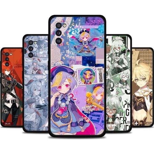 Phone Case For Samsung A91 A72 A71 A52 A51 A42 A41 A32 A31 A21s A21 A12 A11 A02s A02 A01 Cover Fundas Genshin Impact