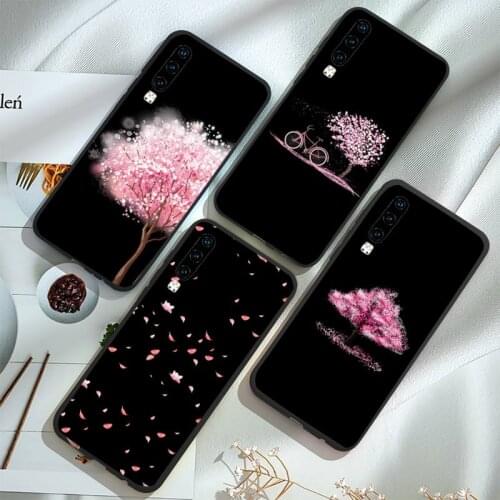 Pink Flower Phone Case For Huawei P20 P30 P40 lite Pro P Smart 2019 Mate 10 20 Lite Pro Nova 5t