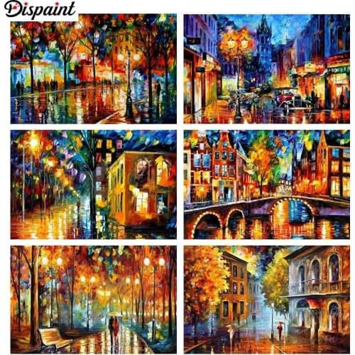 Dispaint Full Square/Round Drill 5D DIY Diamond Painting "Color landscape" 3D Embroidery Cross Stitch 3D Home Decor Gift