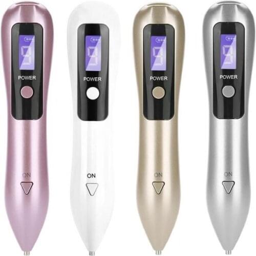 9 level LCD Laser Plasma Freckle Removal Machine Pen Facial Mole Dark Spots Removal Pen Tattoo Removal Freckle Wart Removal Care
