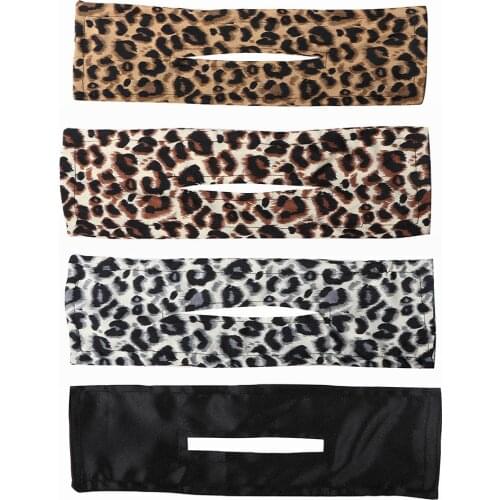 Leopard Knotted Wire Hair Curler Bow Tie Printed magic Clip Hairpin Hair Twist Maker Lazy Hair Bands DIY Accessories