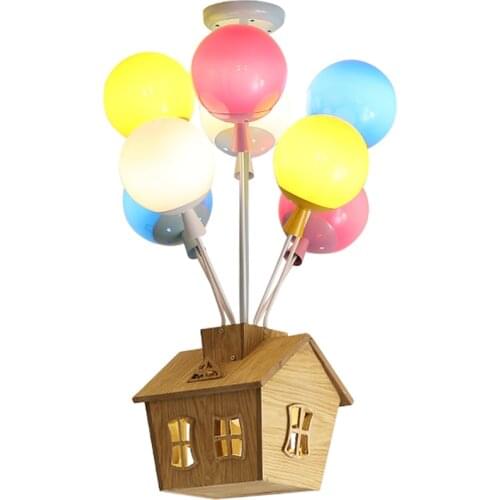 Nordic Pendant Light Colourful House Hanging Lamps for Children Bedroom Lamp Creative Room Lights Decor Loft Modern Pendant Lamp