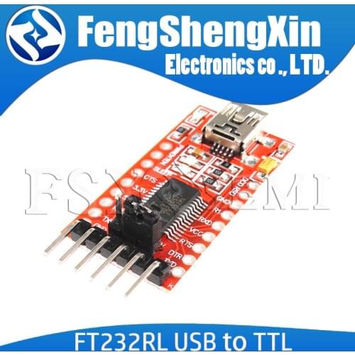 1pcs FT232RL USB to TTL Serial Adapter Module for Arduino Mini Port 3.3V 5V