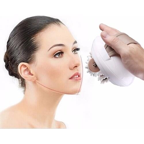 Professional 3D Mini Face Kneading Massage Roller Electric Anti-Cellulite Massager Weight Loss Body Slimmer