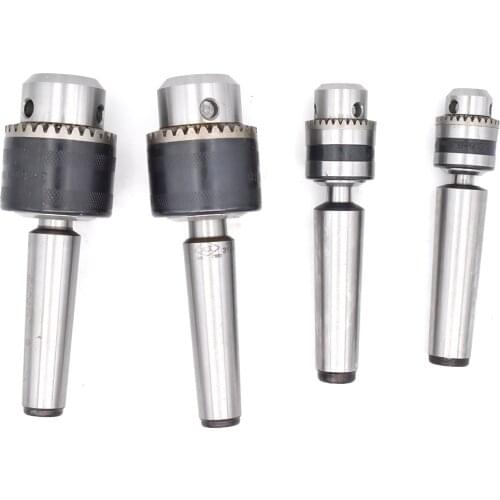 1set Morse Cone MT1 MT2 MT3 MT4 B10 B12 B16 B18 Light Duty Key Drill Chuck 0.6-6mm 1.5-13mm 1-10MM Taper Arbor CNC Machine