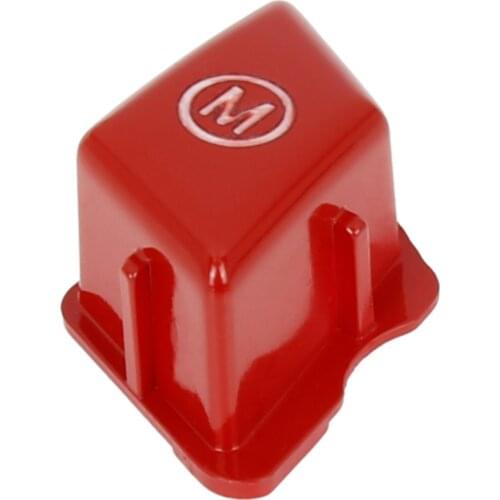 Uxcell Car Steering Wheel M Mode Button Switch Cover Red Blue Auto Steering Wheel Button cap for BMW 3 Series E90 E92 E93 M3