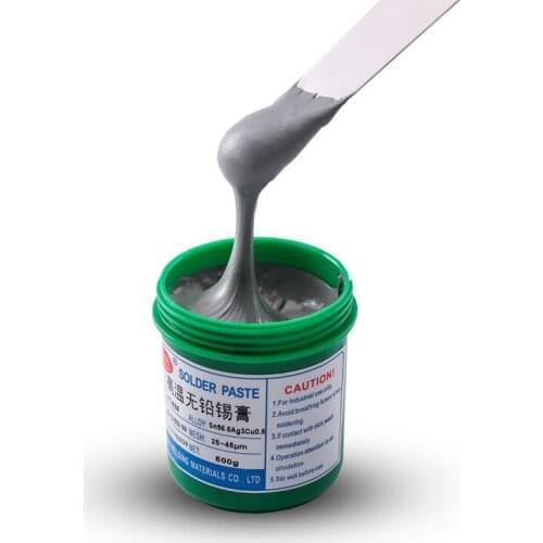 High quality SD-528 low temperature SMT Lead-free SMT Solder Paste 500g Sn42Bi58 high quality solder tin paste Free shipping