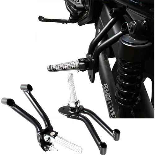 L&R Rear Passenger Bracket With Footpegs Fit For 2017-2018 Honda Rebel CMX 300 500 ABS Models