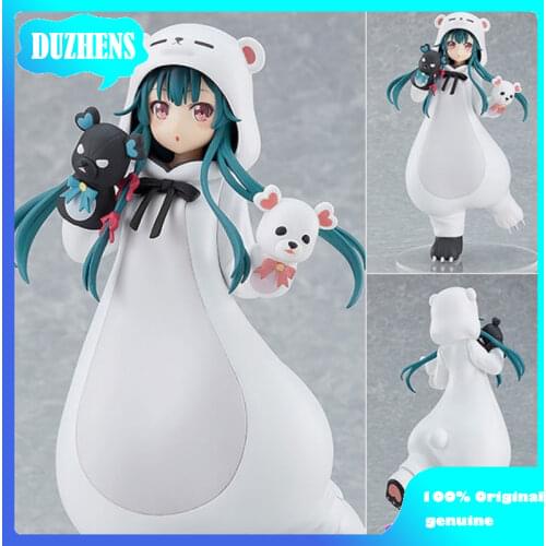 100% Original genuine Kuma Kuma Kuma Bear YUNA White Edition 17cm PVC Action Figure Anime Figure Model Toys Figure Doll Gift
