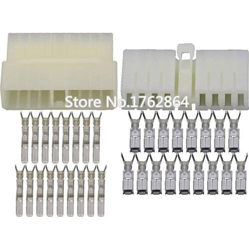 17 Pin sheathed automotive connector with terminal DJ7172-3-11/21 17P connector