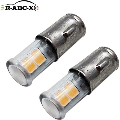 2 pcs ba7s t7 led bulb Reverse Turn Lamp Warning Lamp dashboard light Instrument light 6V white warm white