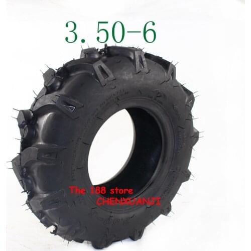 3.50-6 thickening vacuum tyre Wear resistant fit Garden Tractor rotary cultivator mobility scooter tire