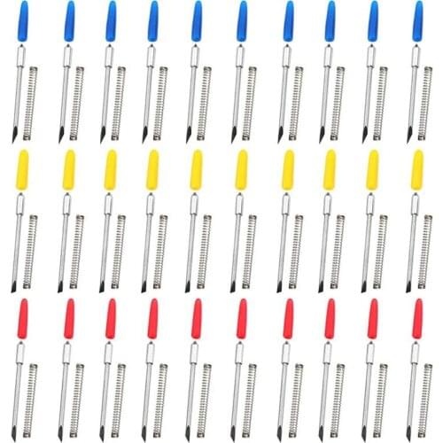 30 / 45 / 60 Degree Engraving Knives for Cb09 Cb09U Graphtec Vinyl Cutter Plotter Cutting Blades 90Pcs