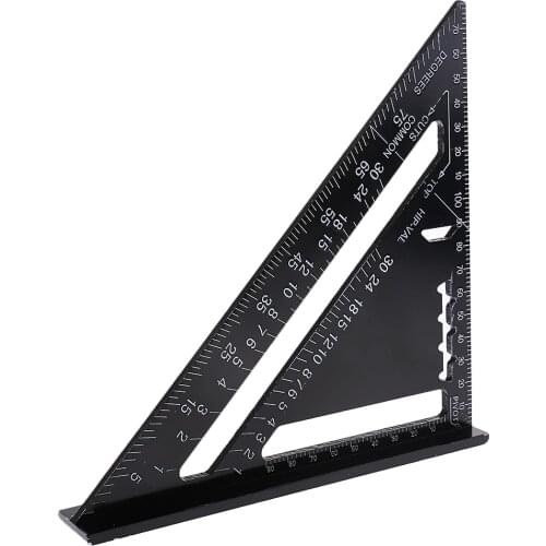7inch Metric Aluminum Alloy Speed Square Roofing Triangle Angle
