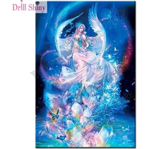 New 5D Diamond Painting Full Square Diamond "Elf beauty" wall sticker 3D DIY Embroidery Cross Stitch Rhinestone Mosaic Decor