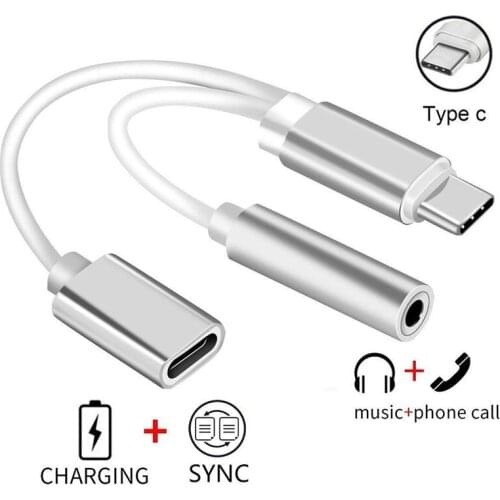 Type C To Type C 3.5 Mm Audio Cable Adapter For USB C Type-c Jack Aux Cable For Car Stereo Speaker charger