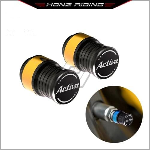 For Honda Activa 125 Scooter Rim Motorcycle Accessories Wheel Tire Valve Caps