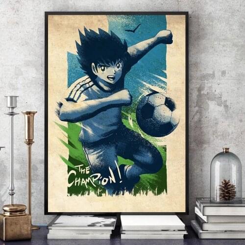 Wall Art Captain Tsubasa Anime Canvas Pictures Home Decor Modular The Cham Pion Painting HD Prints Poster Living Room Framework