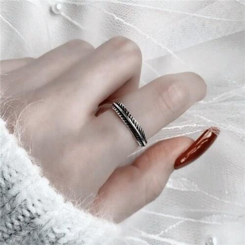 Tail Shape Men Womens Rings 2021 Trend Personality Hipster Retro Stainless Steel Silver Color Unisex Jewelry Support Wholesale