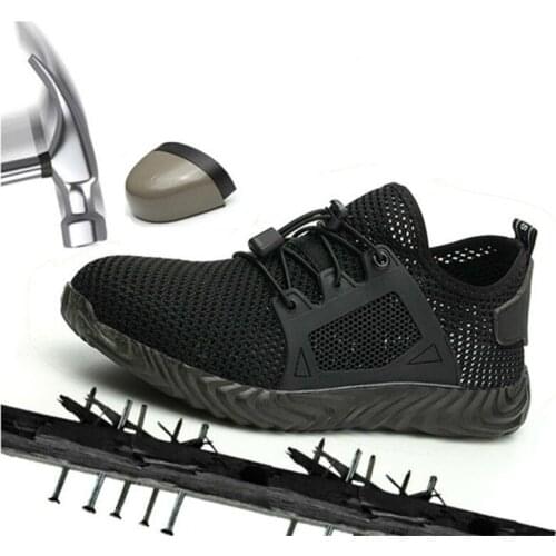 Indestructible Ryder Shoes Men and Women Steel Toe Cap Work Safety Shoes Puncture-Proof Boots Lightweight Breathable Sneakers